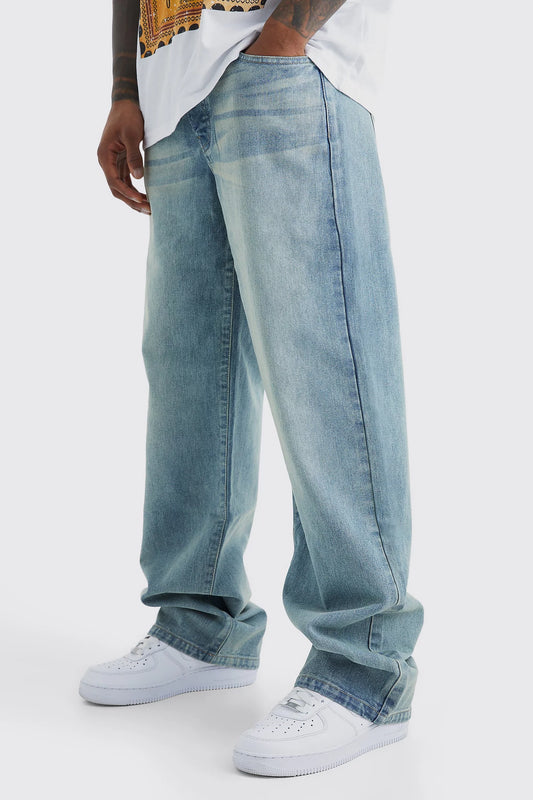 ONBEWERKTE BAGGY JEANS